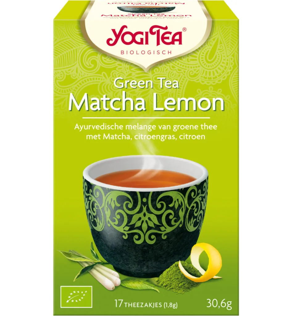 Yogi Teagreen tea matcha lemon bio (17 stuks)