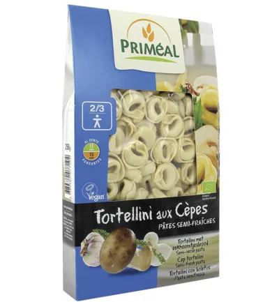 Priméal Tortellini Eekhoorntjesbrood Bio (250 gr)