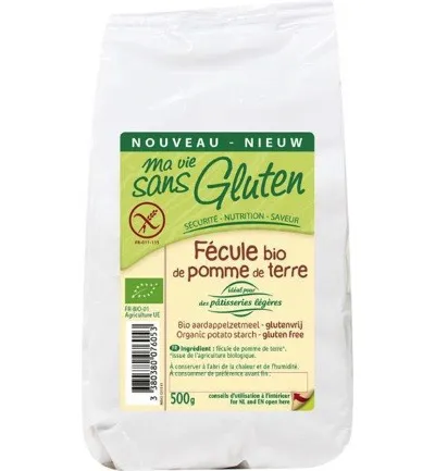 Ma Vie Sans Gluten Aardappelzetmeel Glutenvrij Bio (500 gr)