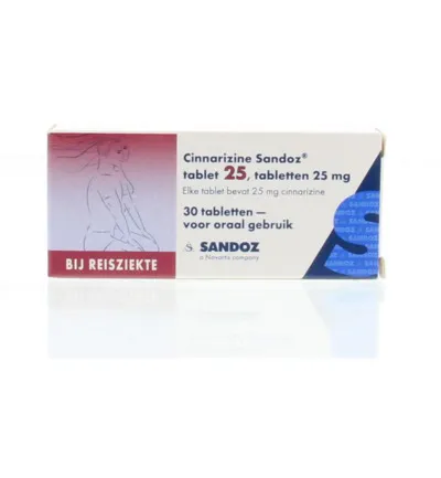 Sandoz Cinnarizine 25mg (30 stuks)
