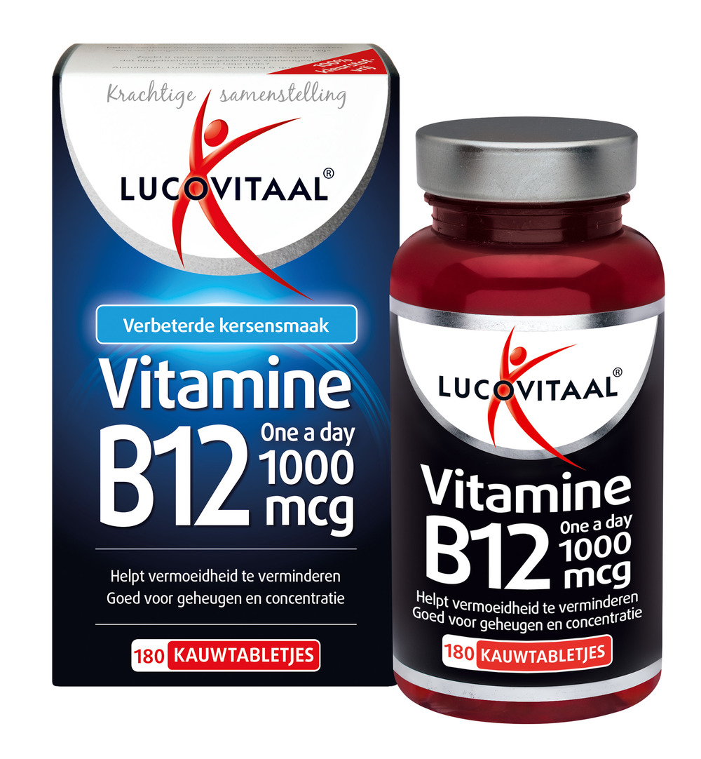 Lucovitaal Vitamine B12 1000mcg (180 kauwtabletten) - image 2