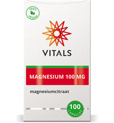 Vitals Magnesiumcitraat 100 mg (100 capsules) - image 2
