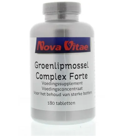 Nova Vitaegroenlipmossel complex forte (180 tabletten)