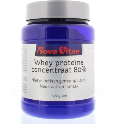 Nova Vitae Whey proteine concentraat 80% (500 gr)