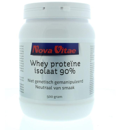 Nova Vitae Whey proteine isolaat 90% (500 gr)