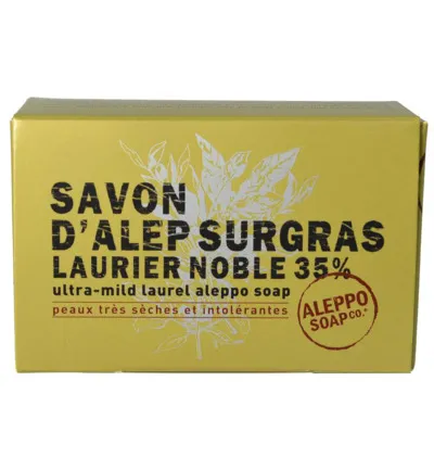 Aleppo Soap Co Aleppo zeep 35% laurier doosje (150 gr)