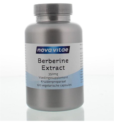 Nova Vitae Berberine HCI extract 350 mg (120 vega capsules)