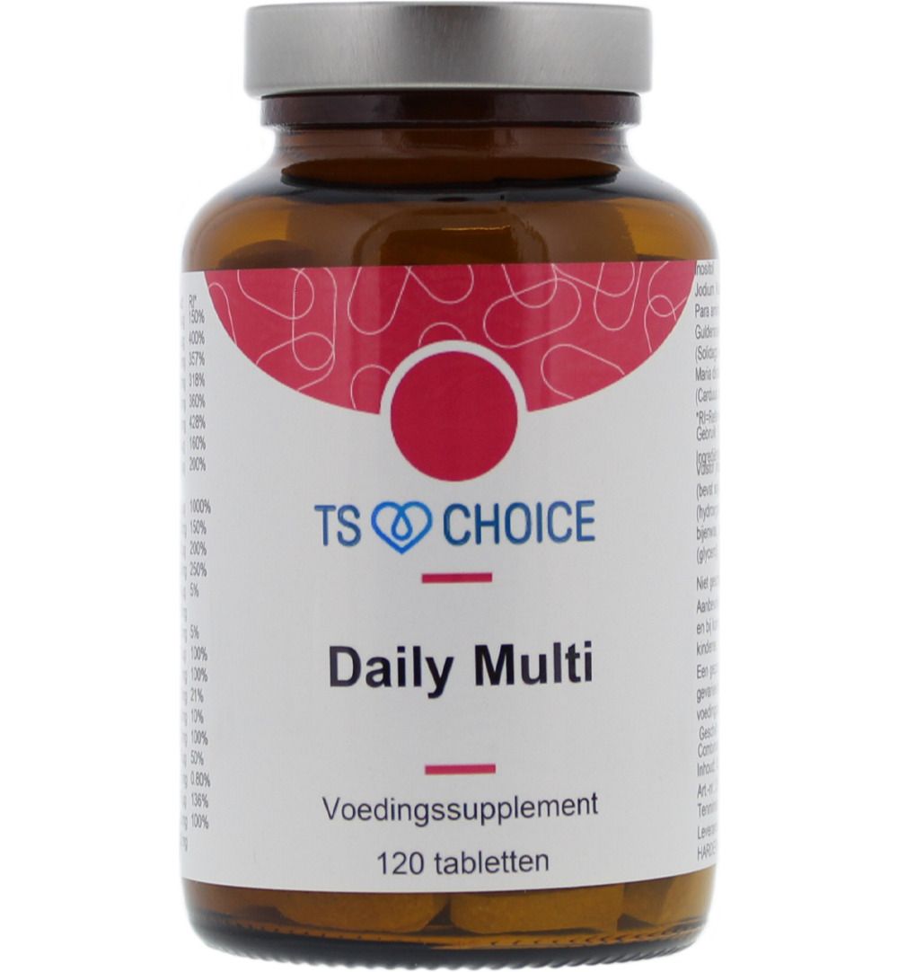 Ts Choice Daily Multi Vitaminen Mineralen Complex (120 tabletten)