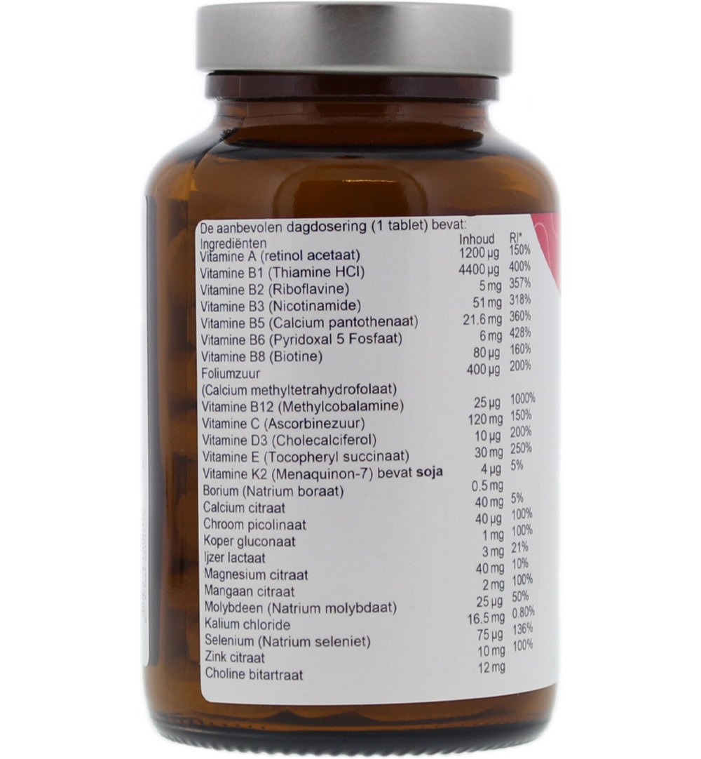 Ts Choice Daily Multi Vitaminen Mineralen Complex (120 tabletten)