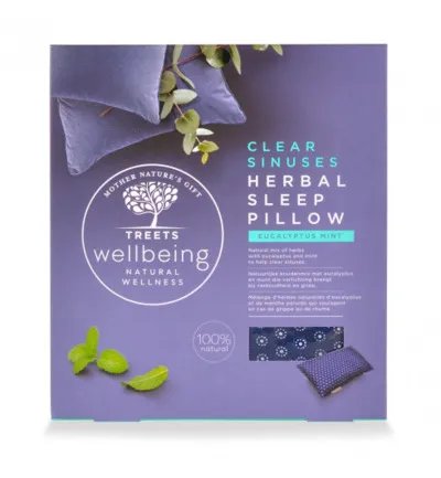 Treets Herbal sleep pillow clear sinus (1 stuk)
