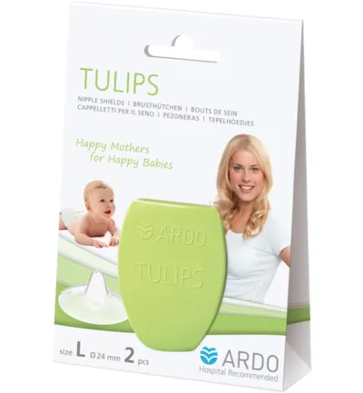 Tulips Tepelhoedje maat L 24 mm (2 stuks)