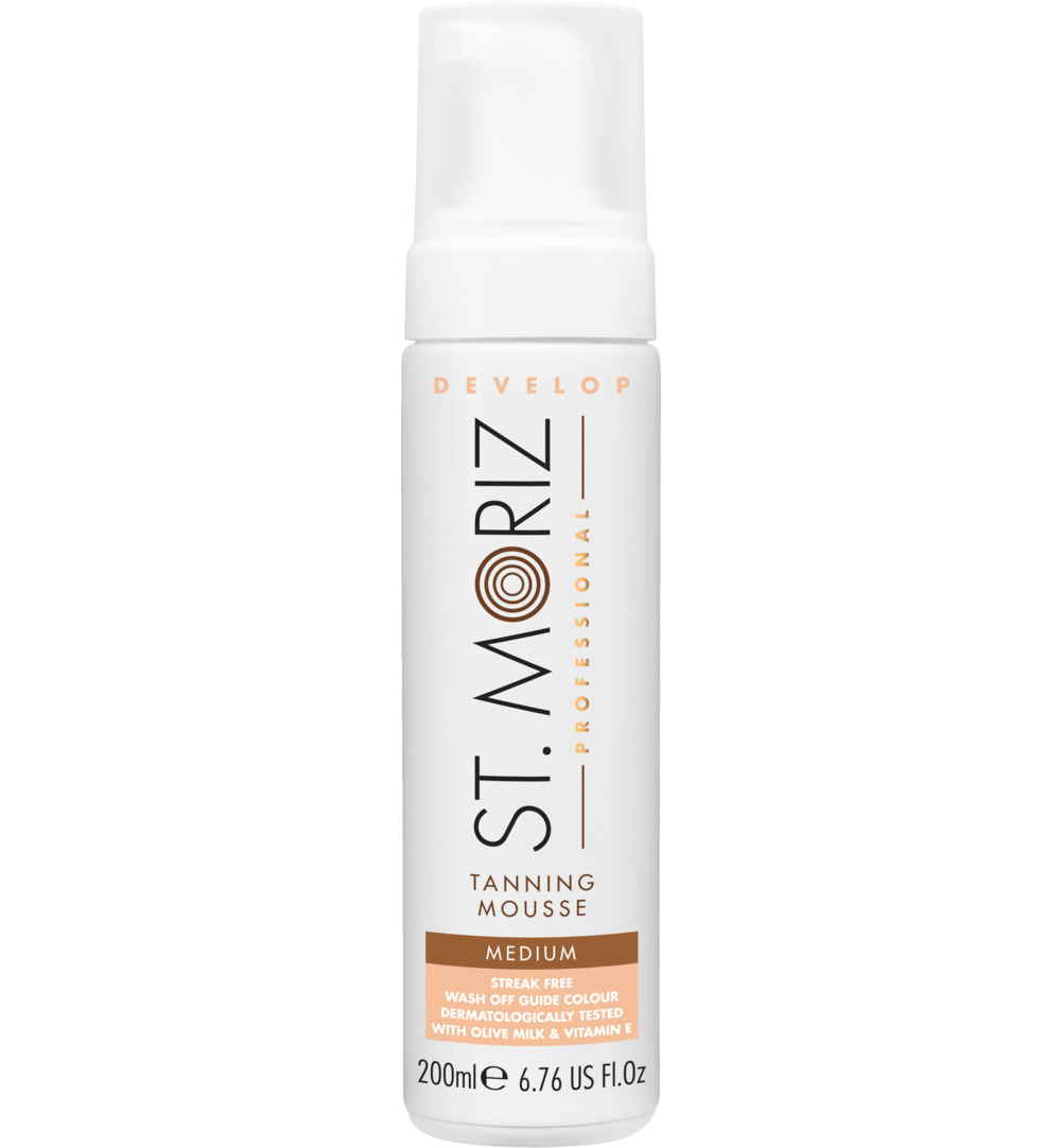 St Moriz Zelfbruiningsmousse medium (200 ml)