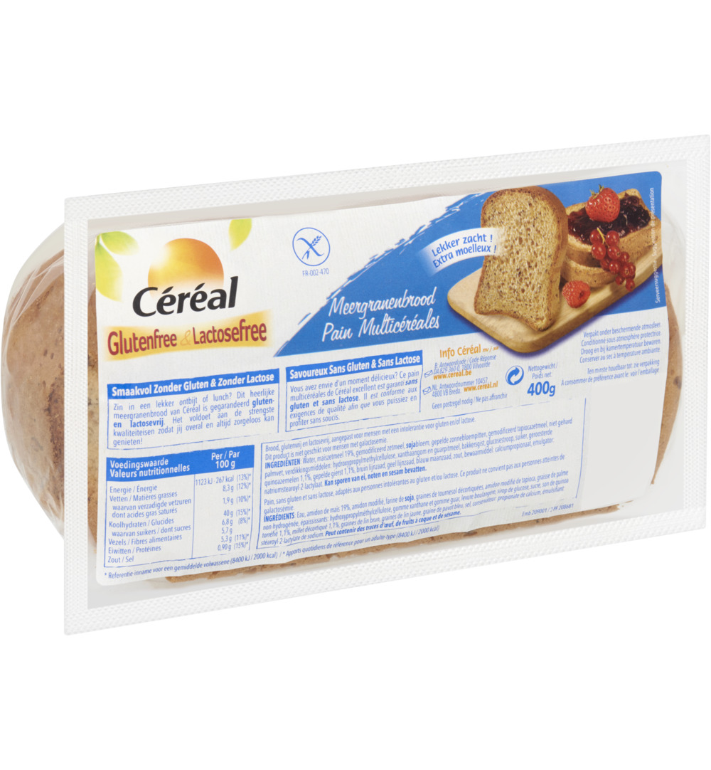 Céréal Brood Meergranen (400 gr)