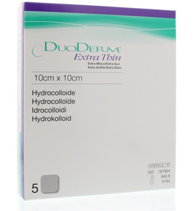 Duoderm Extra thin 10 x 10 cm (5 stuks)