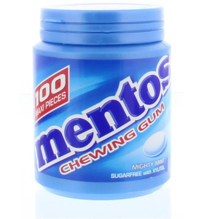 Mentos Gum XL mighty mint pot (150 gr)