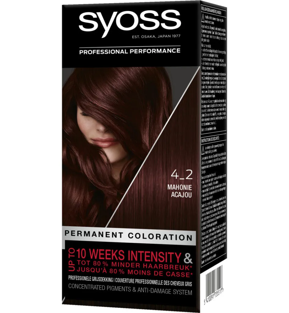 Syoss Color baseline 4-2 mahonie haa (1 set)