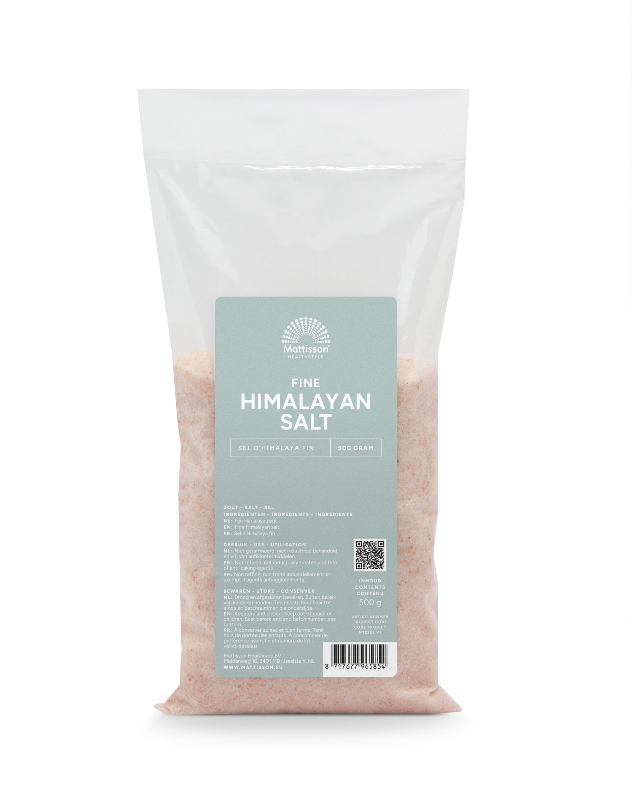 Mattisson Himalaya Zout Fijn Navulzak (500 gr)