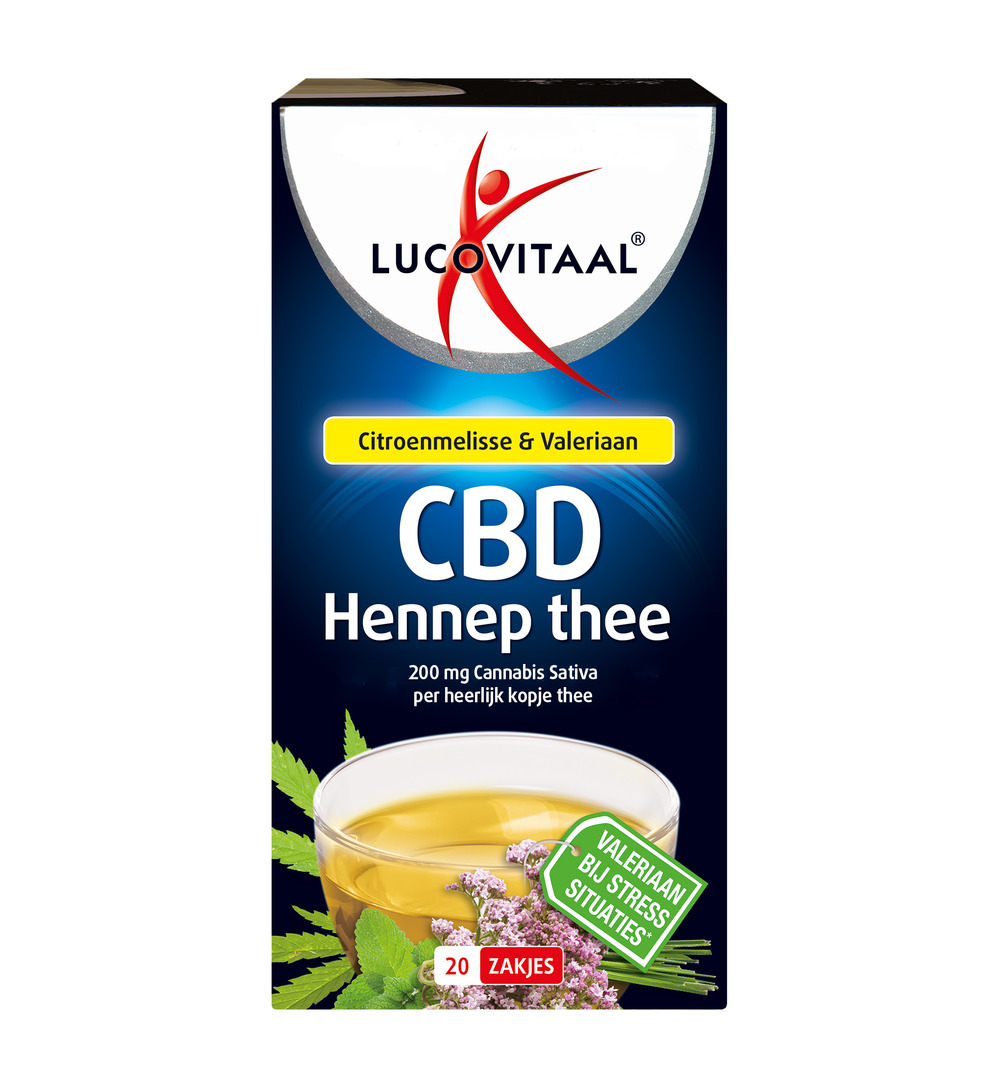 Lucovitaal CBD Hennep Thee (20 zakjes)