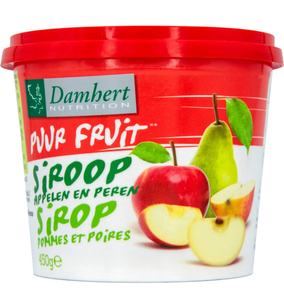 Damhert Fruitstroop appel/peer (450 gr)