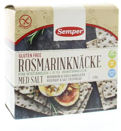 Semper Knackebrod Rozemarijn Zout (230 gr)