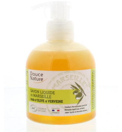 Douce Nature Zeep Marseille vloeibaar ijzerkruid/verbena bio (300 ml)