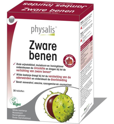 Physalis Zware benen (30 tabletten)