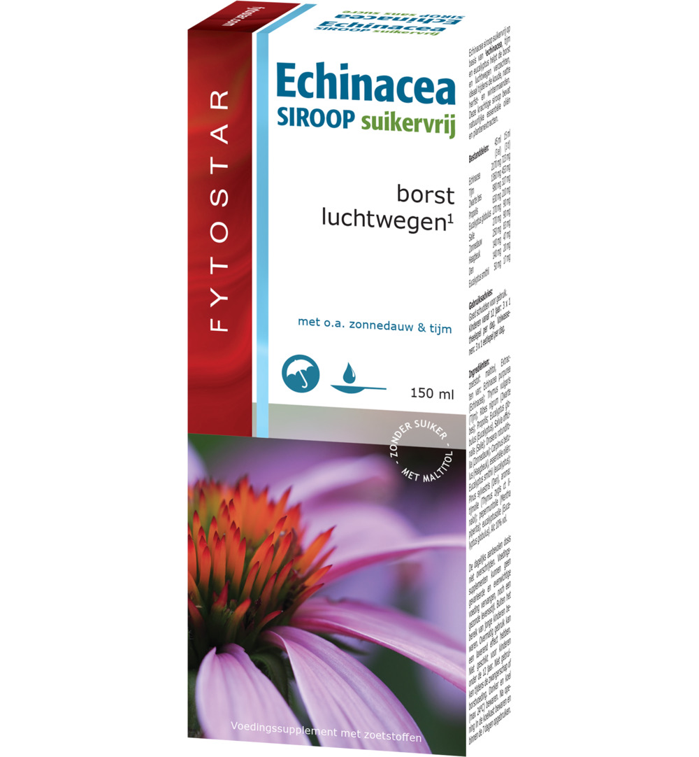 Fytostar Echinaea Siroop Suikervrij (150 ml)