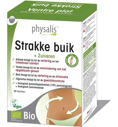 Physalis Strakke buik bio (45 tabletten)