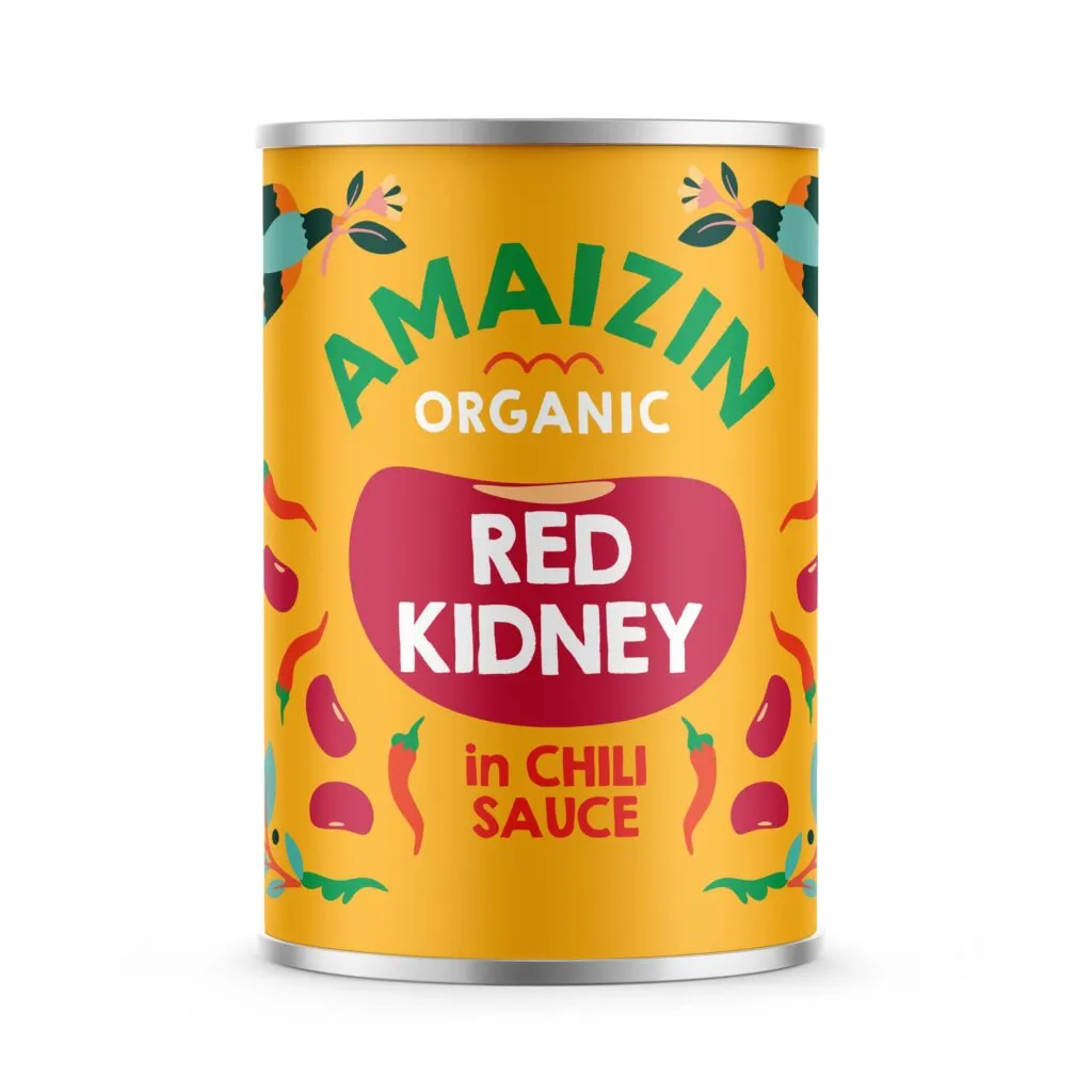 Amaizin Rode Kidneybonen In Chilisaus Bio (400 gr)