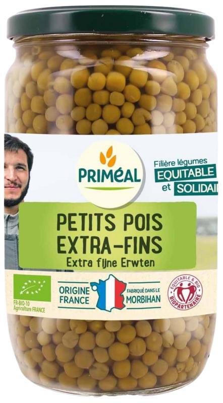 Priméal Doperwten Extra Fijn Bio (660 gr)