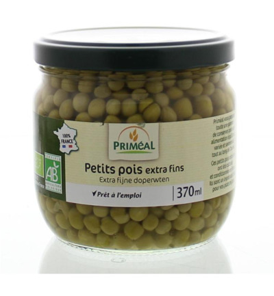 Priméal Doperwten Extra Fijn Bio (330 gr)