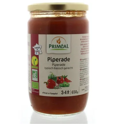 Priméalgroentemix Piperade Bio (650 gr)