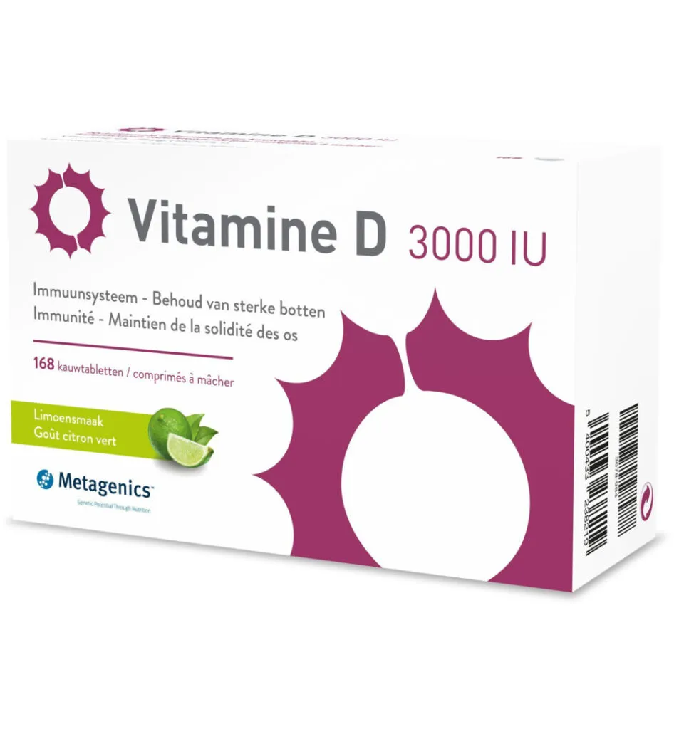 Metagenics Vitamine D 3000Iu (168 tabletten)