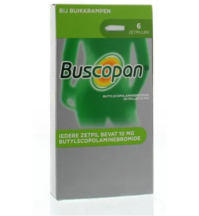 Buscopan 10mg (6 zetpillen)