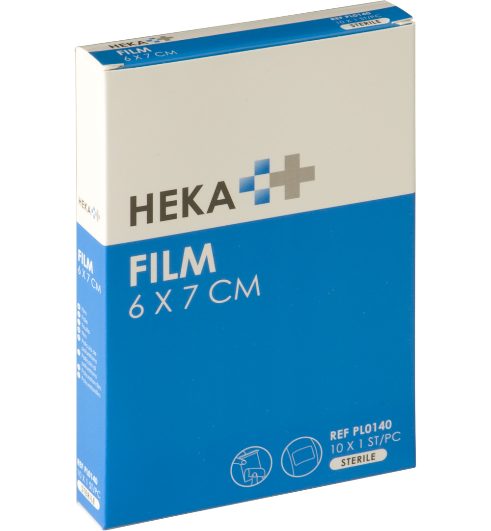 Hekafilm Wondfolie 6 x 7 cm (10 stuks)
