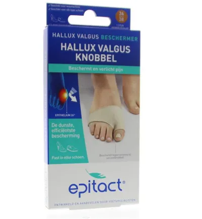 Epitact Hallux valgus knobbel beschermer maat 36/38 (1 stuk)