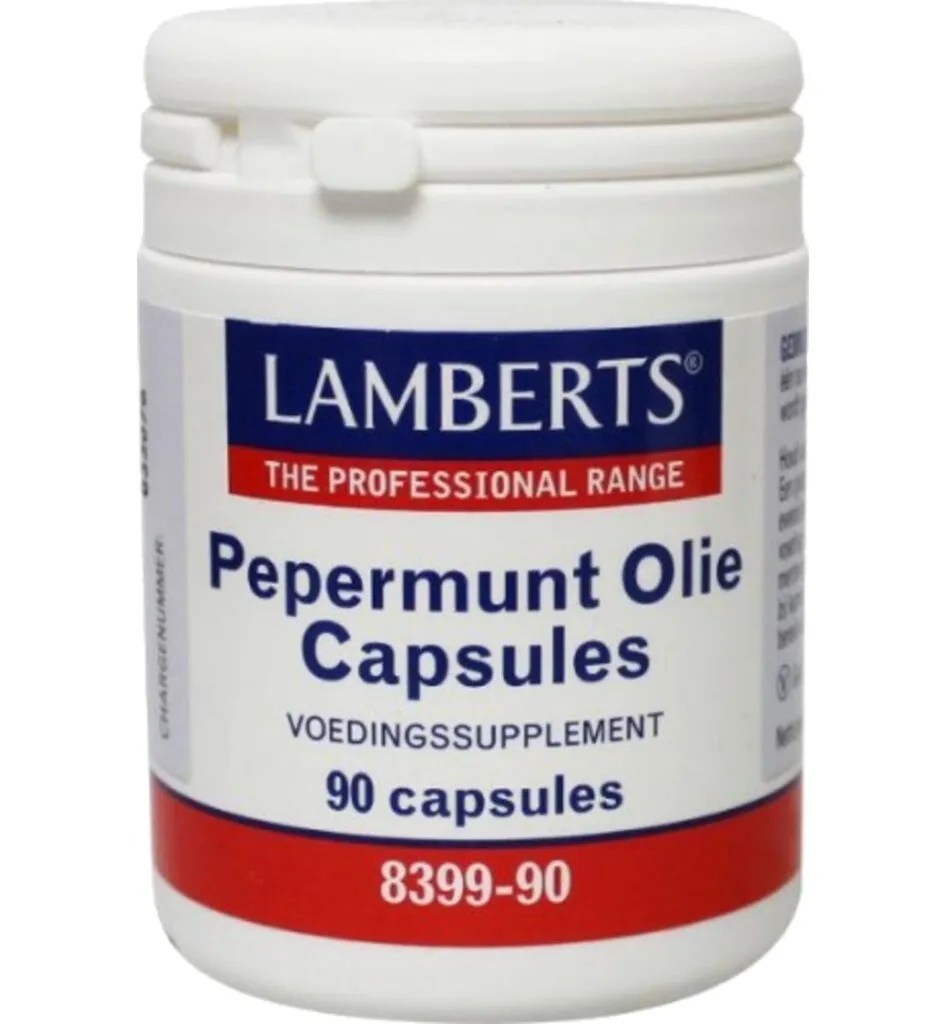 Lamberts Pepermuntolie 100mg (90 vega capsules)