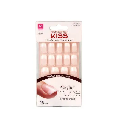 Kiss Nude nails cashmere (1 set)