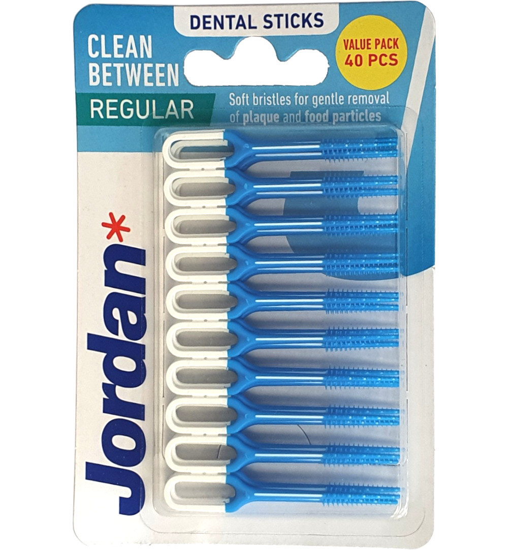 Jordan Dental Sticks Clean Between Regular (40 stuks)