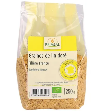 Priméal Lijnzaad Goud Bio (250 gr)