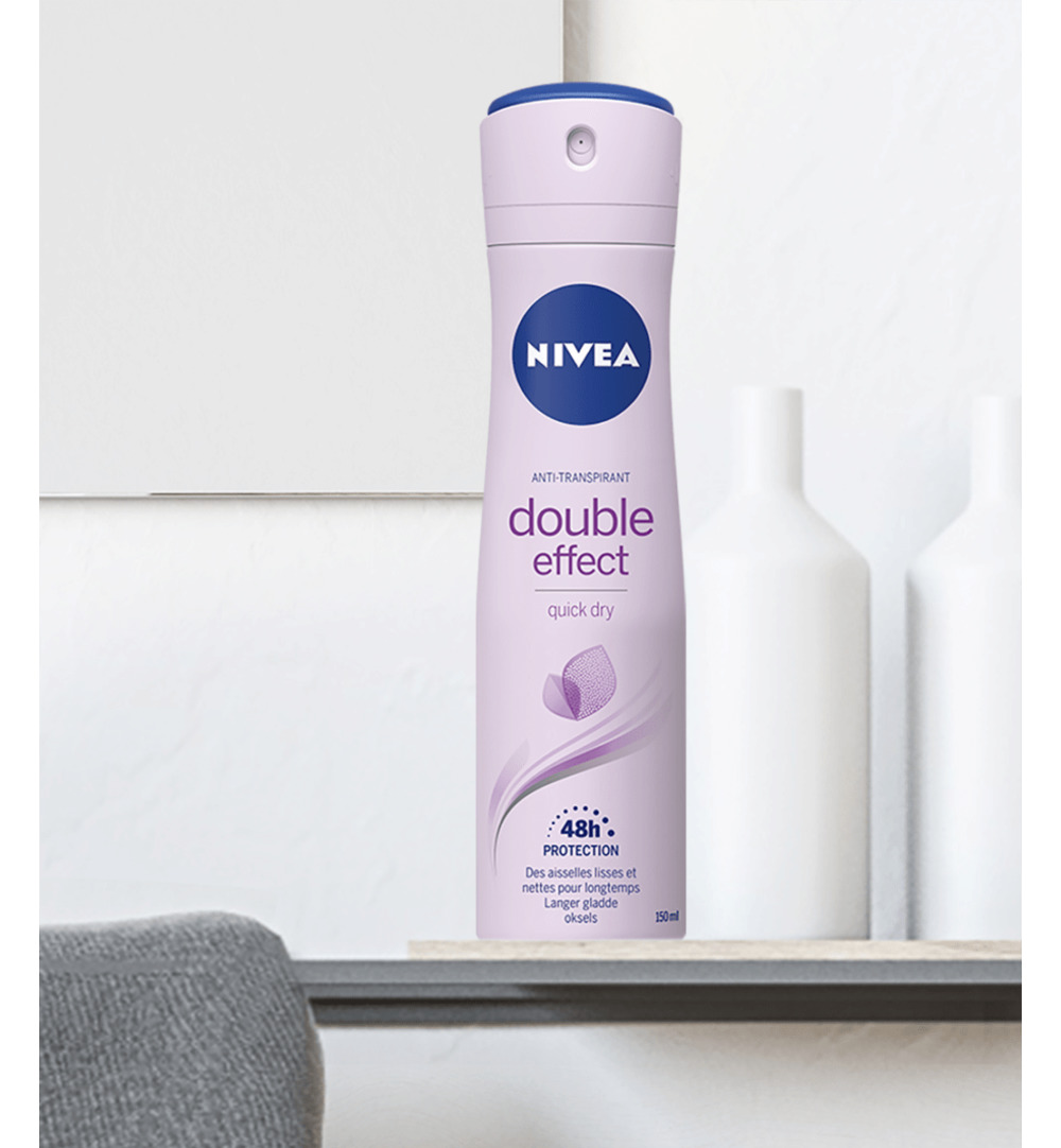 Nivea Deodorant double effect spray (150 ml) - image 2