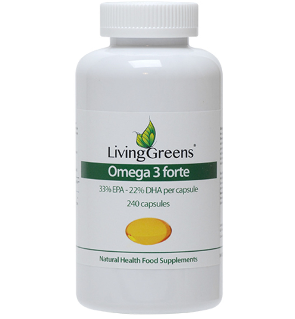 Livinggreens Omega 3 Visolie Forte (240 capsules)