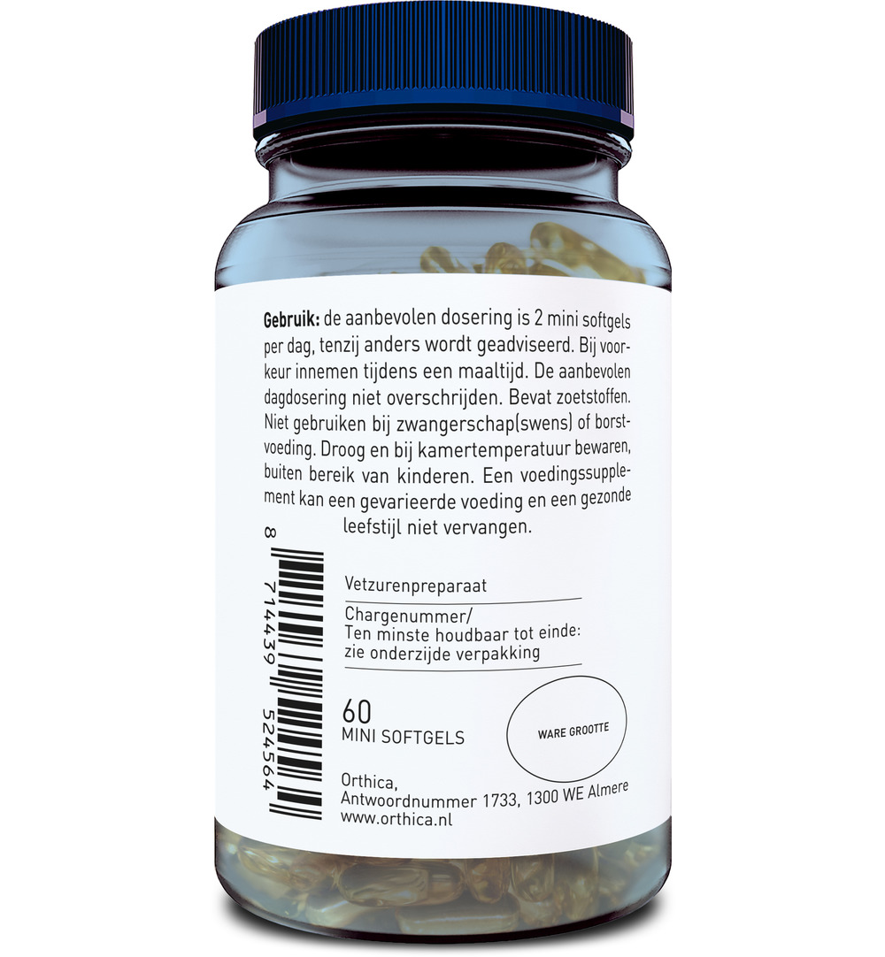 Orthica Omega 3 krillolie (60 softgels) - image 2