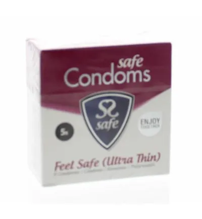 Safe Condoom feel safe ultra thin (5 stuks)
