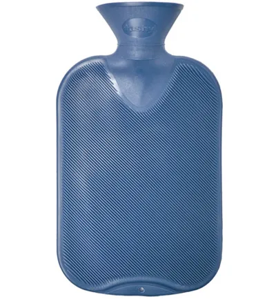 Fashy Kruik warmwaterzak saphir enkel rib (2000 ml)