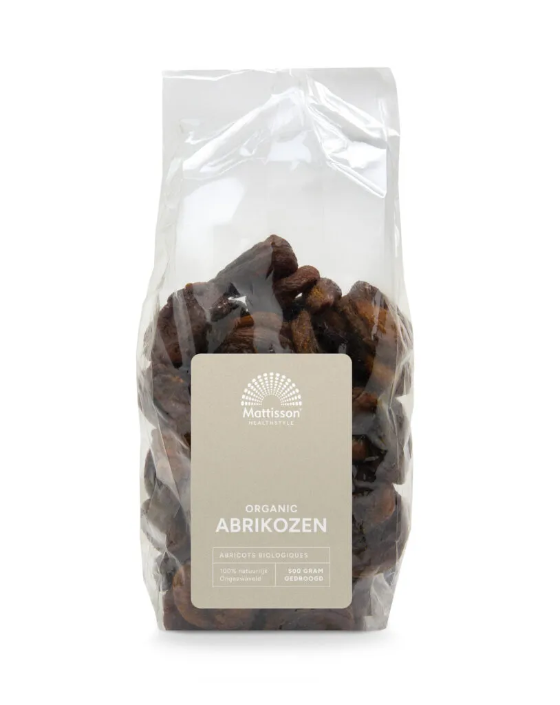 Mattisson Abrikozen Ongezwaveld Bio (500 gr)