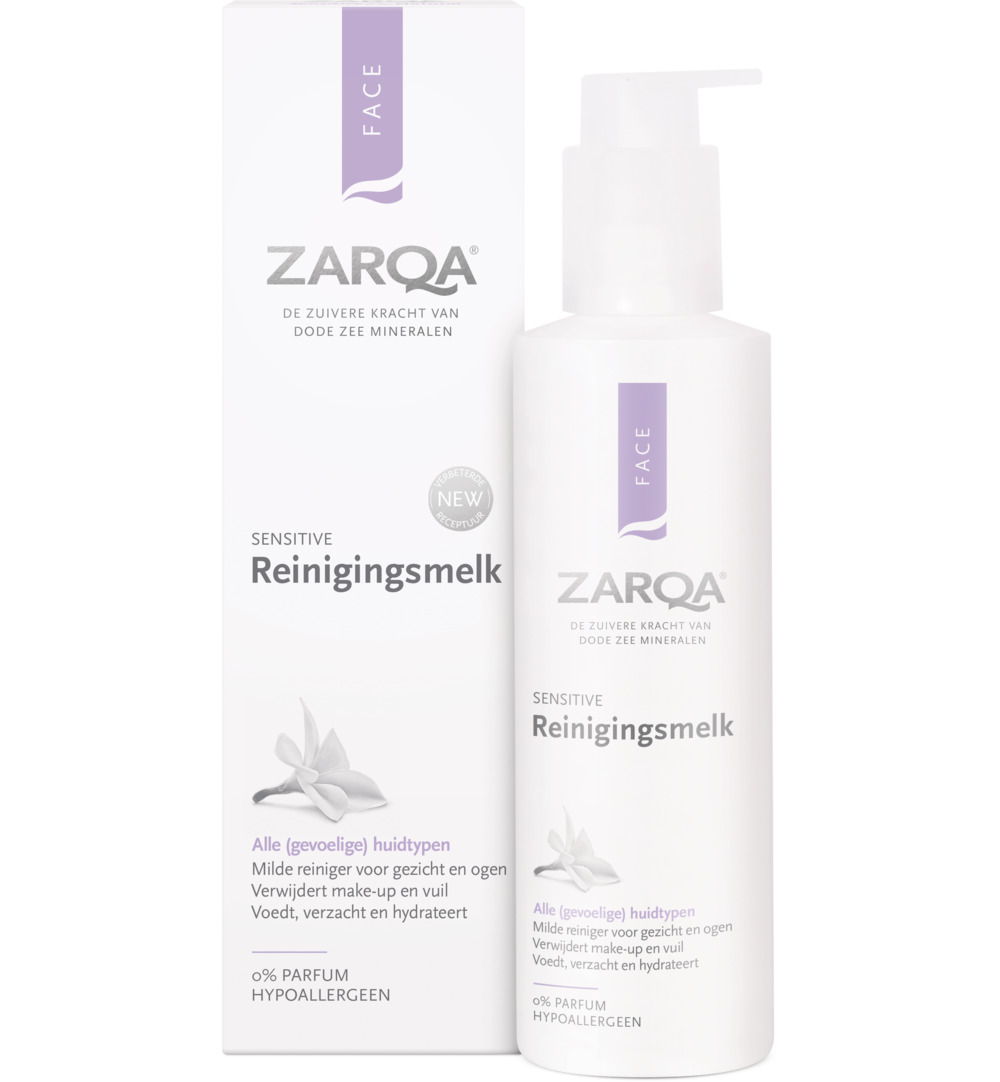 Zarqa Reinigingsmelk Sensitive (200 ml)
