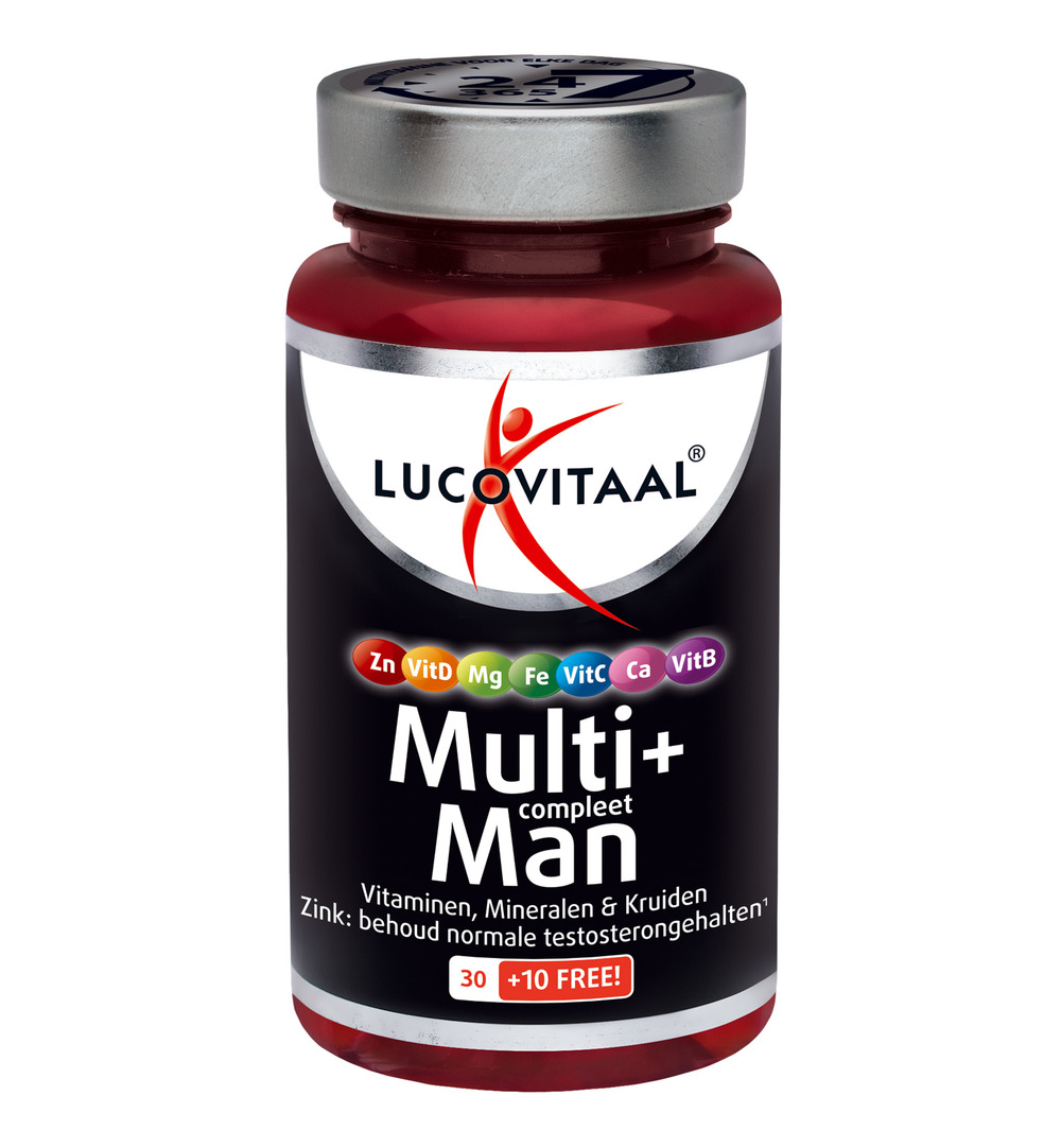Lucovitaal Multi+ Compleet Man (40 tabletten)