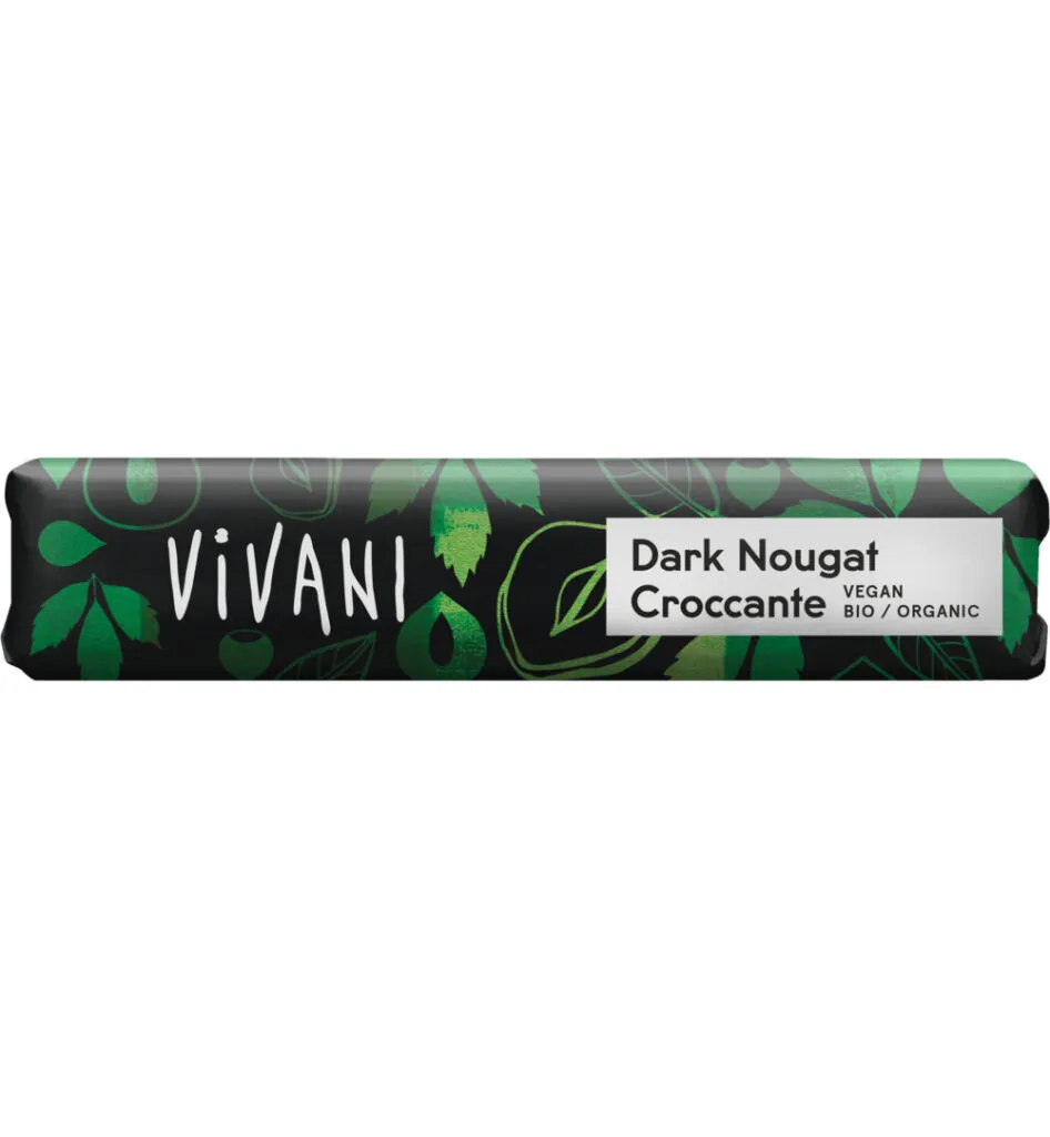 Vivani Chocolate To Go Dark Nougat Croccante Vegan Bio (35 gr)