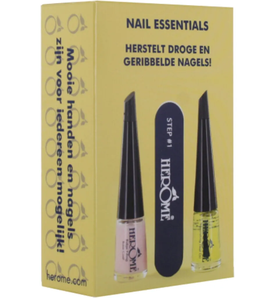 Herome Essentials set voor droge en geribbelde nagels (1 set)